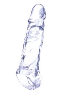 5 Inch Penis Extender With Ball Strap Clear