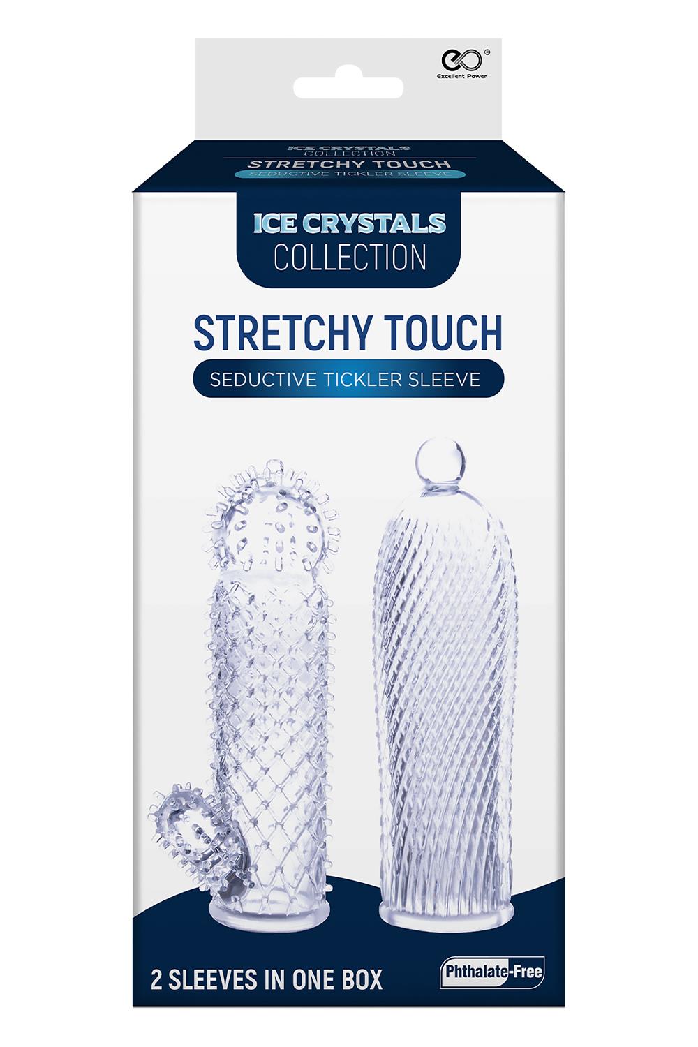 NMC 2 SEDUCTIVE TICKLER SLEEVES SET CLEAR