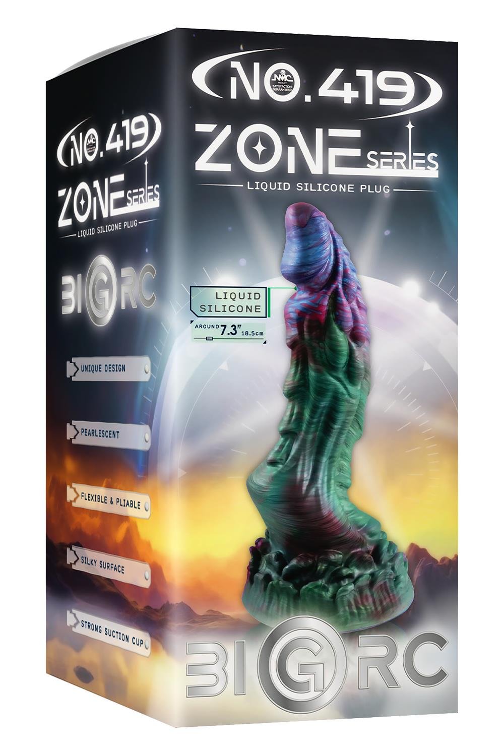 NMC 7 INCH SILICONE MONSTER DILDO