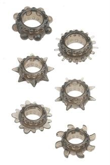 6Pc Stretchable Ring Set