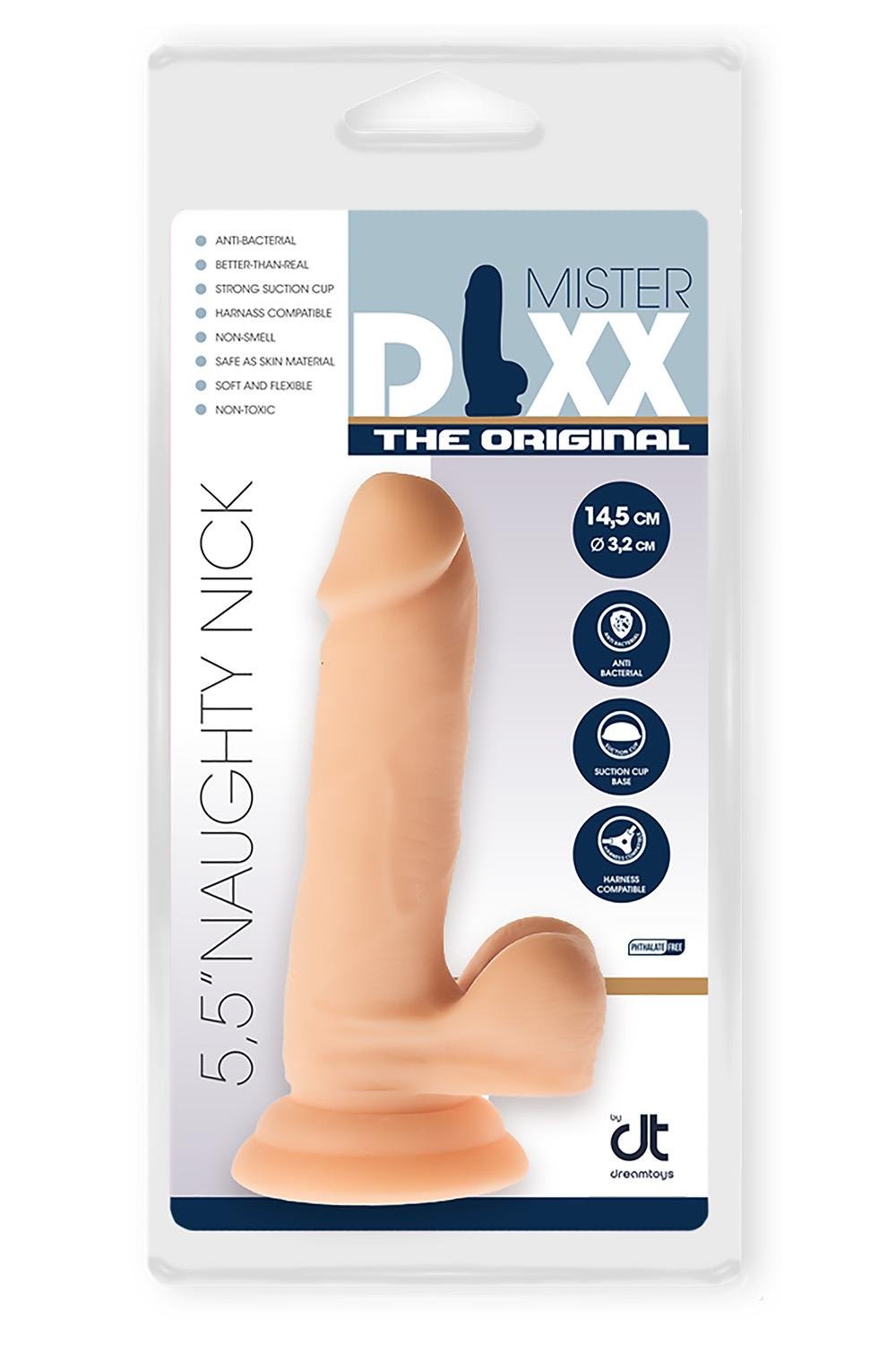 MR. DIXX NAUGHTY NICK 5.5 INCH DILDO