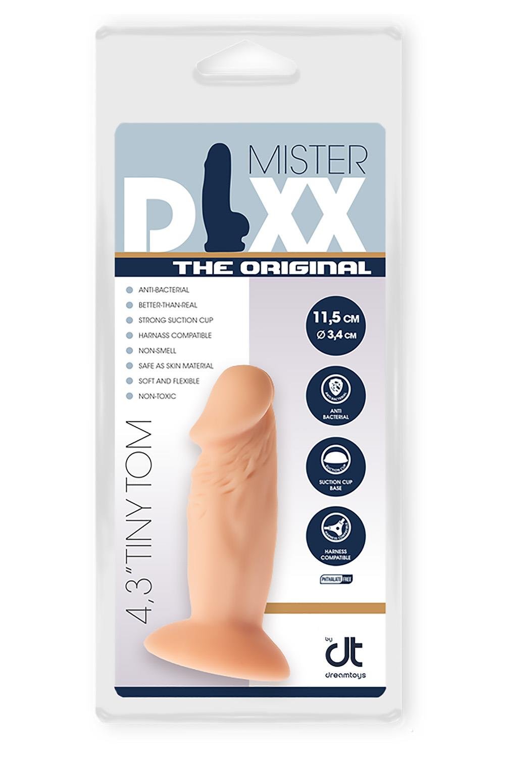 MR. DIXX TINY TOM 4.3 INCH DONG