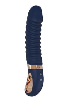 Nereos Liquid Silione Ribbed Vibrator with Heating function