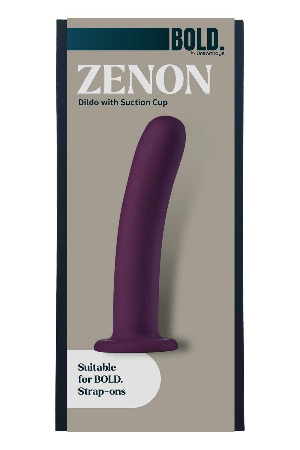 BOLD. ZENON DILDO WITH SUCTION CUP ZENON WITH 6 INCH DILDO