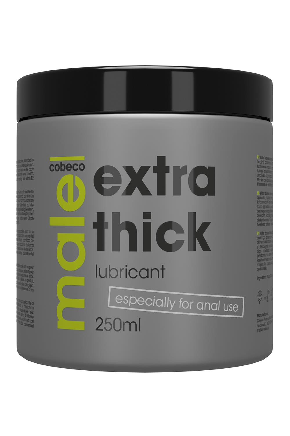MALE COBECO LUBRICANT EXTRA THICK  250ML