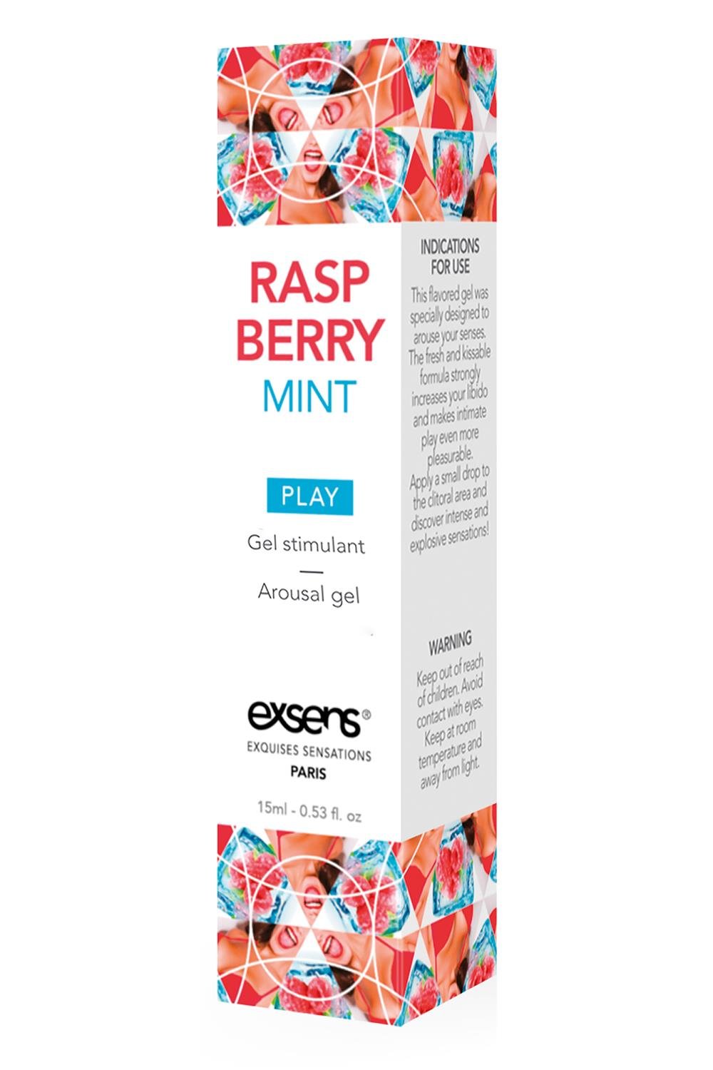 EXSENS AROUSAL GEL RASPBERRY MINT 15ML