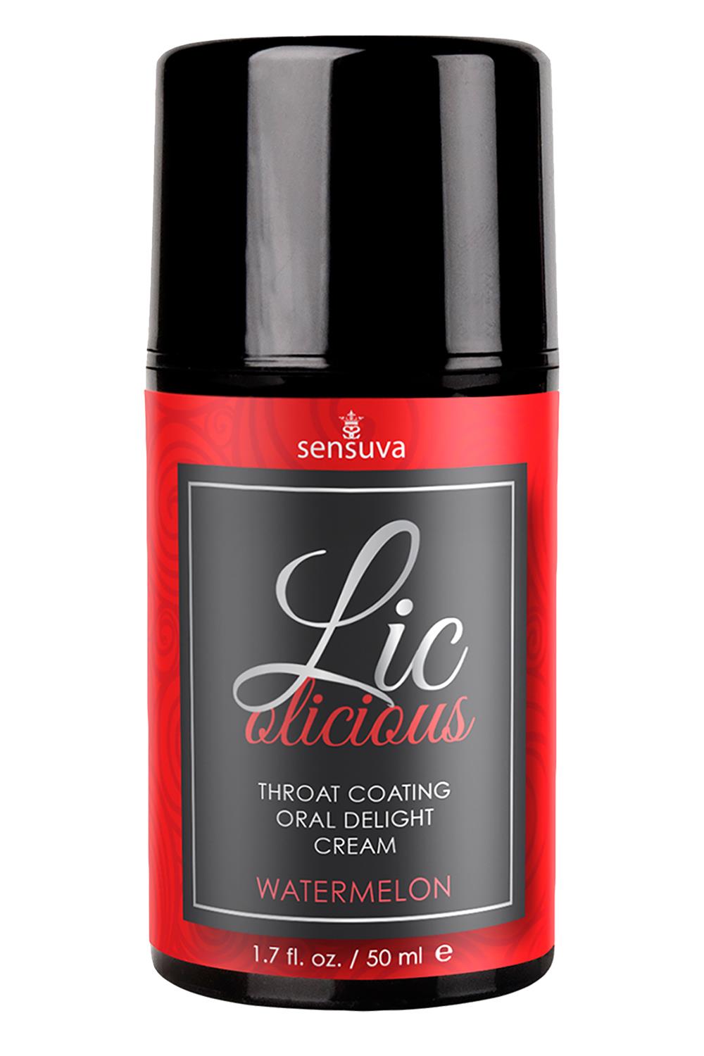 SENSUVA LIC-O-LICIOUS ORAL DELIGHT CREAM WATERMELON 50ML