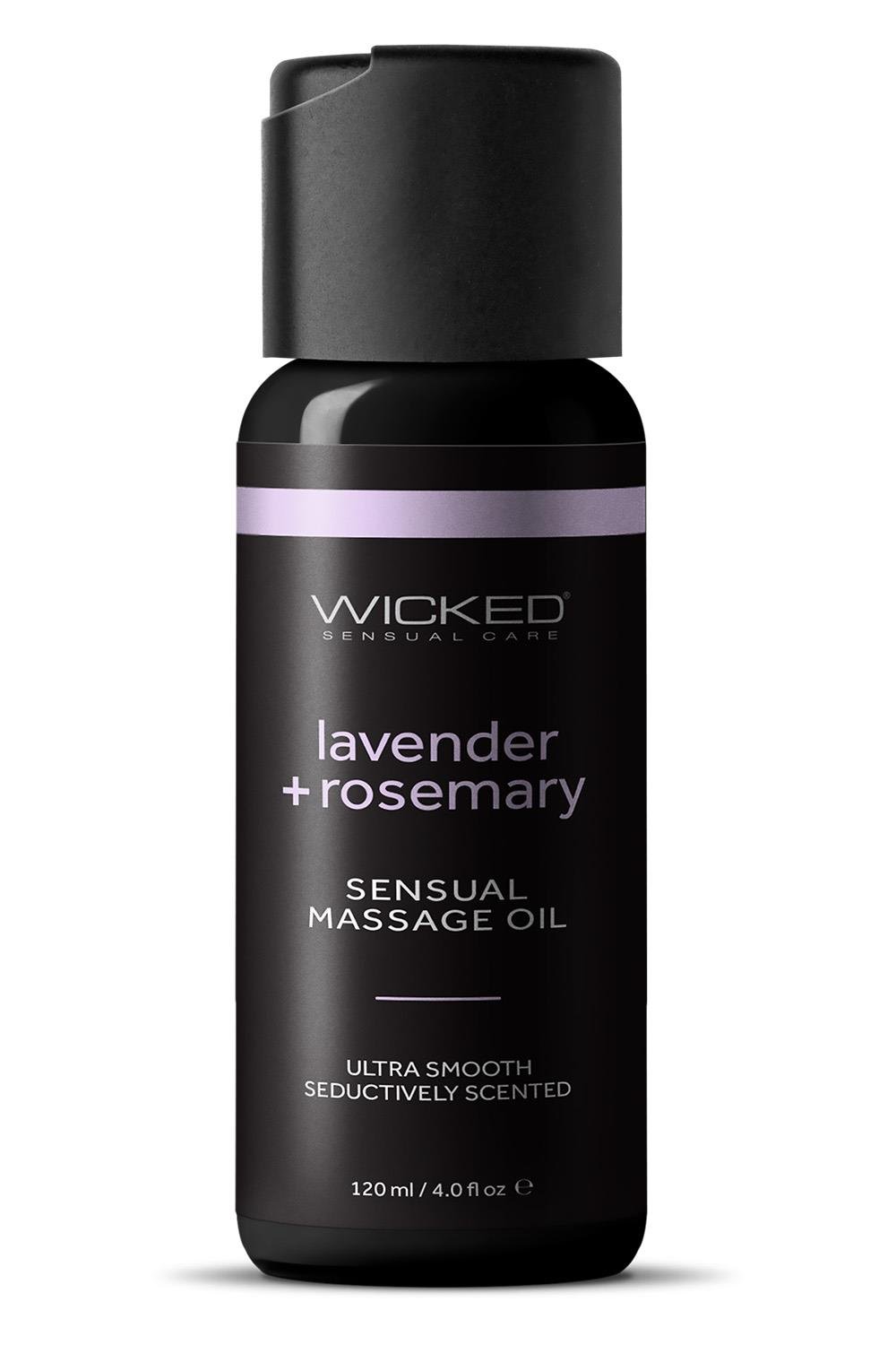 Sensual Massage Oil Lavender Rosemary 120ml