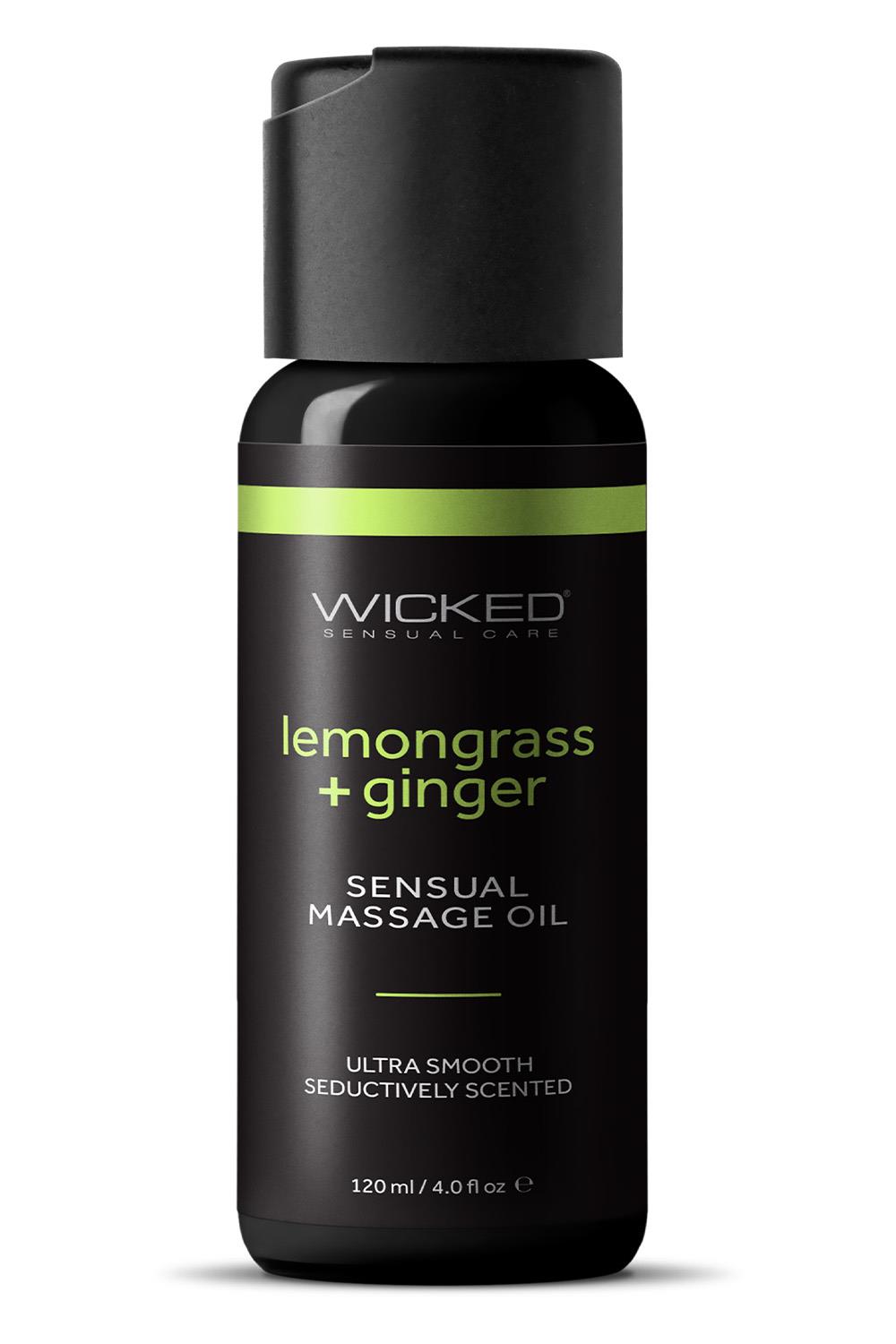 Sensual Massage Oil Lemongrass Ginger 120ml