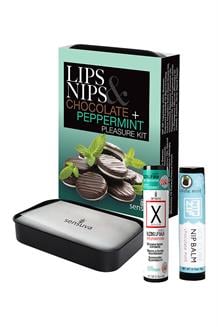 Pleasure Kit  Chocolate NipZip And Chocolate Peppermint Ltd Edition Xbalm