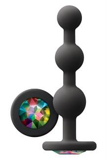 Ripple Rainbow Gem Black