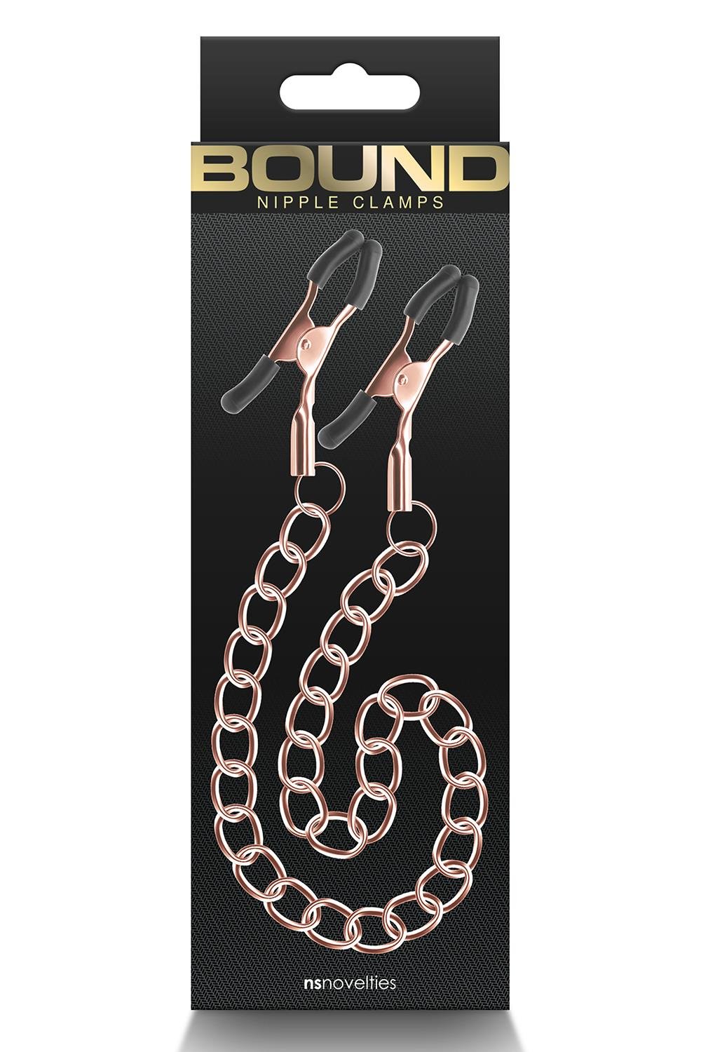 BOUND NIPPLE CLAMPS DC2 ROSE GOLD