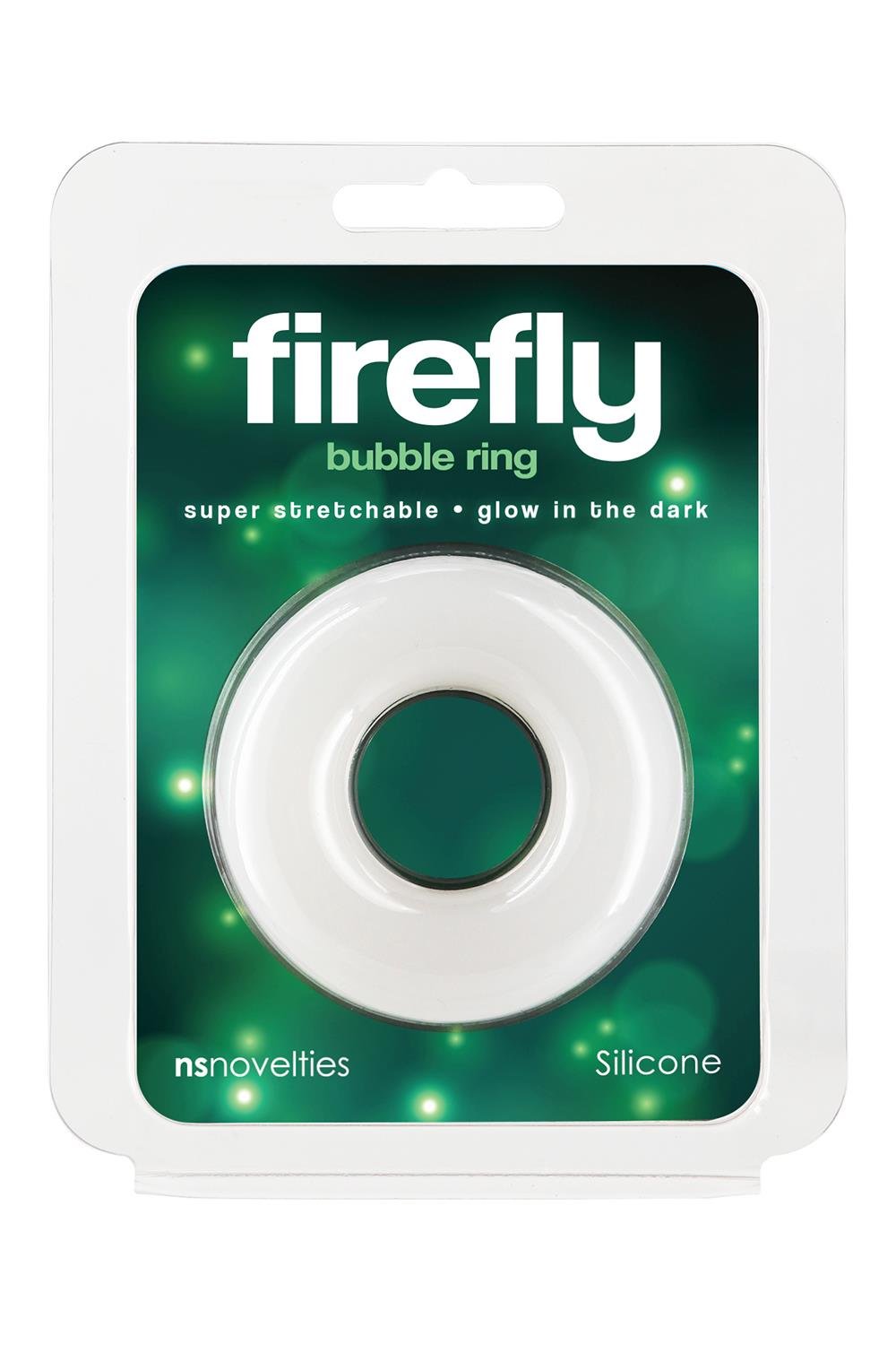 FIREFLY BUBBLE RING LARGE WHITE