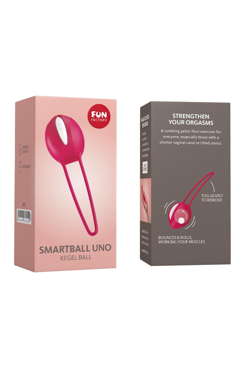 FUN FACTORY SMARTBALL UNO WHITE&INDIA RED