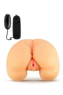 X5 Vibrating Realistic Ass Beige