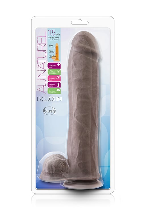 AU NATUREL BIG JOHN 11.5 INCH DILDO