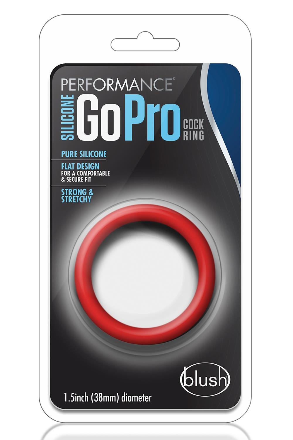 PERFORMANCE SILICONE GO PRO COCK RING RED