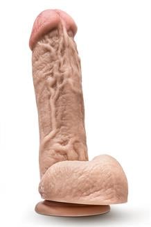 Mr. D 8.5 Inch Dildo with Balls Beige