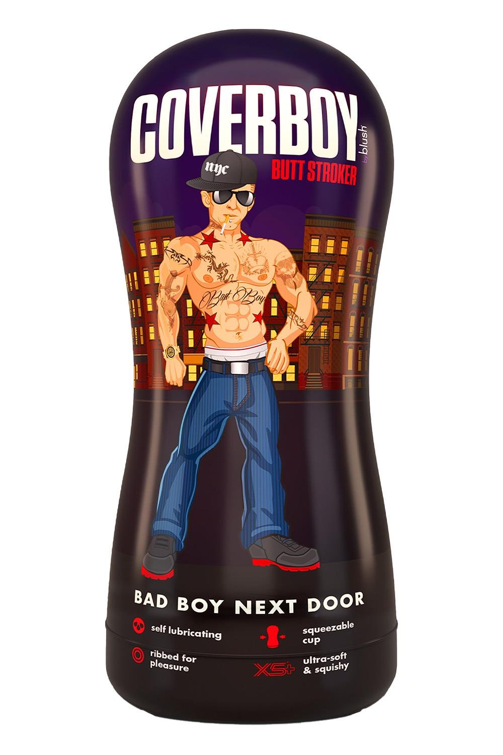 COVERBOY BAD BOY NEXT DOOR  SELF LUBRICATING STROKER BEIGE