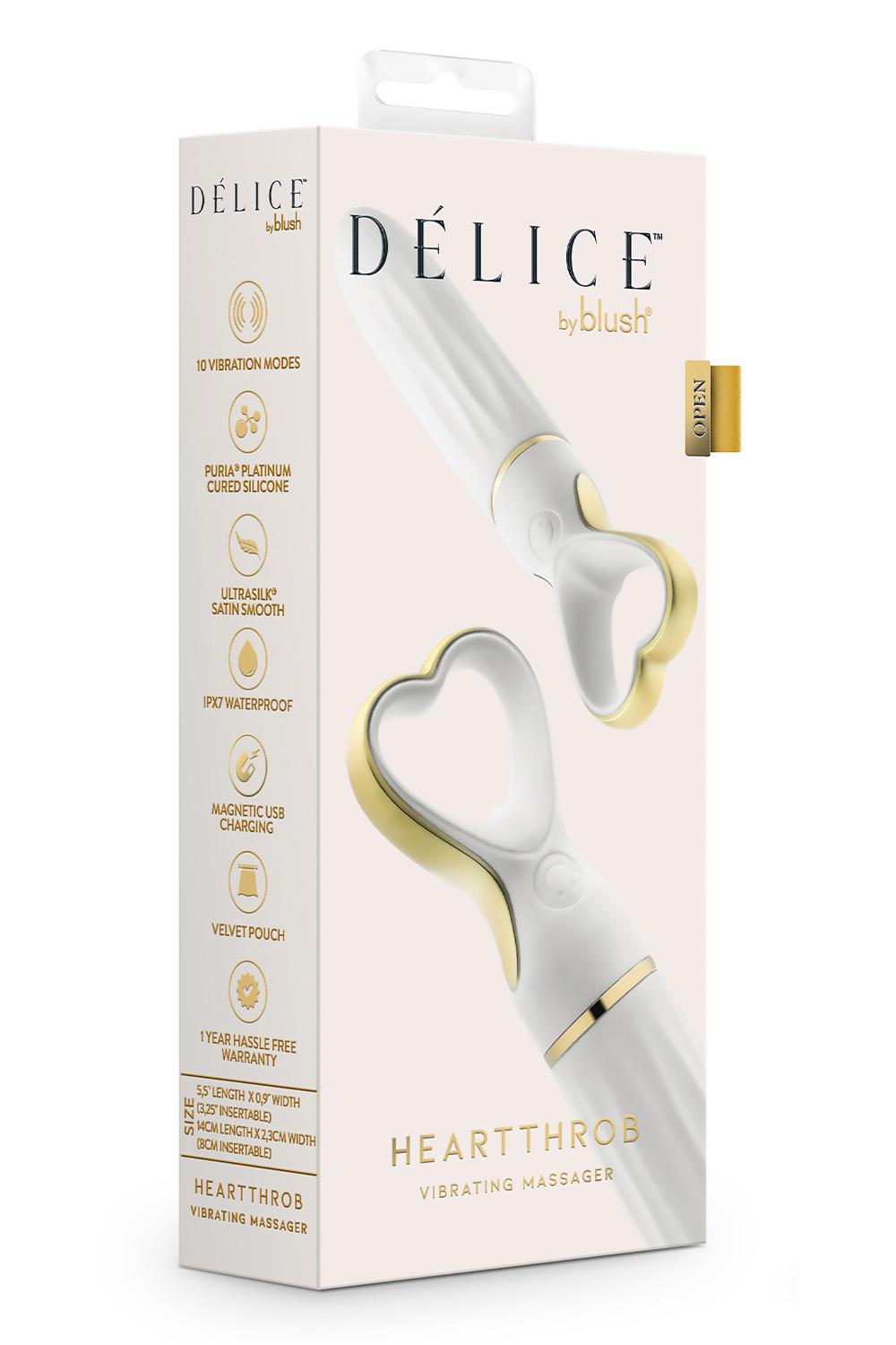 DELICE HEARTTHROB WHITE BOUQUET