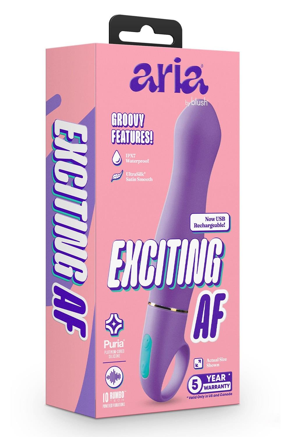 ARIA EXCITING AF 2.0 RECHARGEABLE VIBE INDIGO