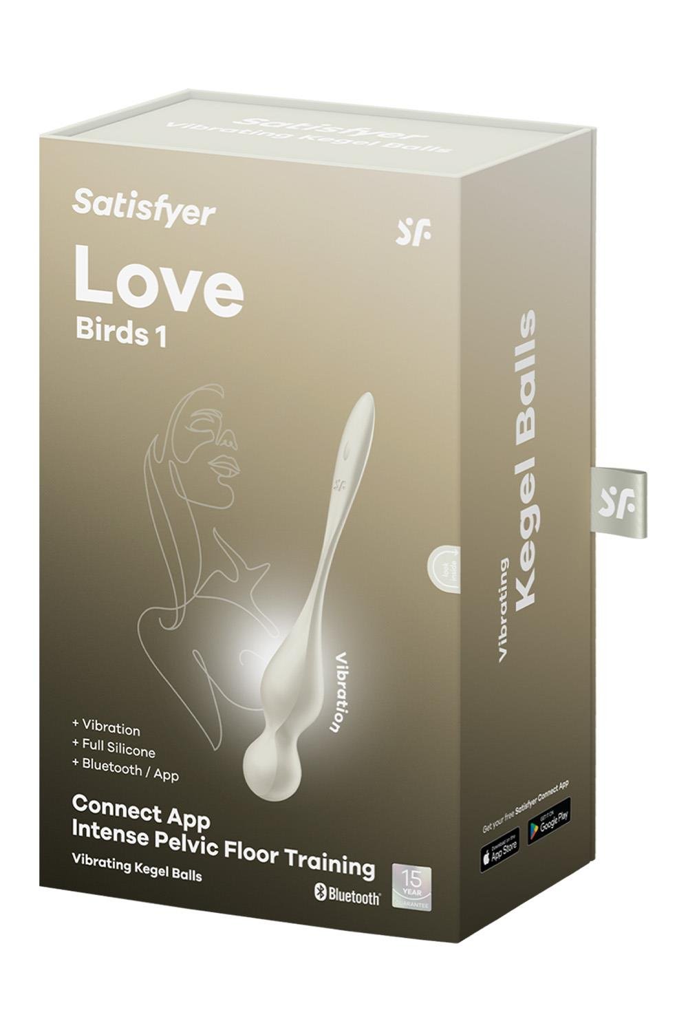 SATISFYER LOVE BIRDS 1 CONNECT APP WHITE