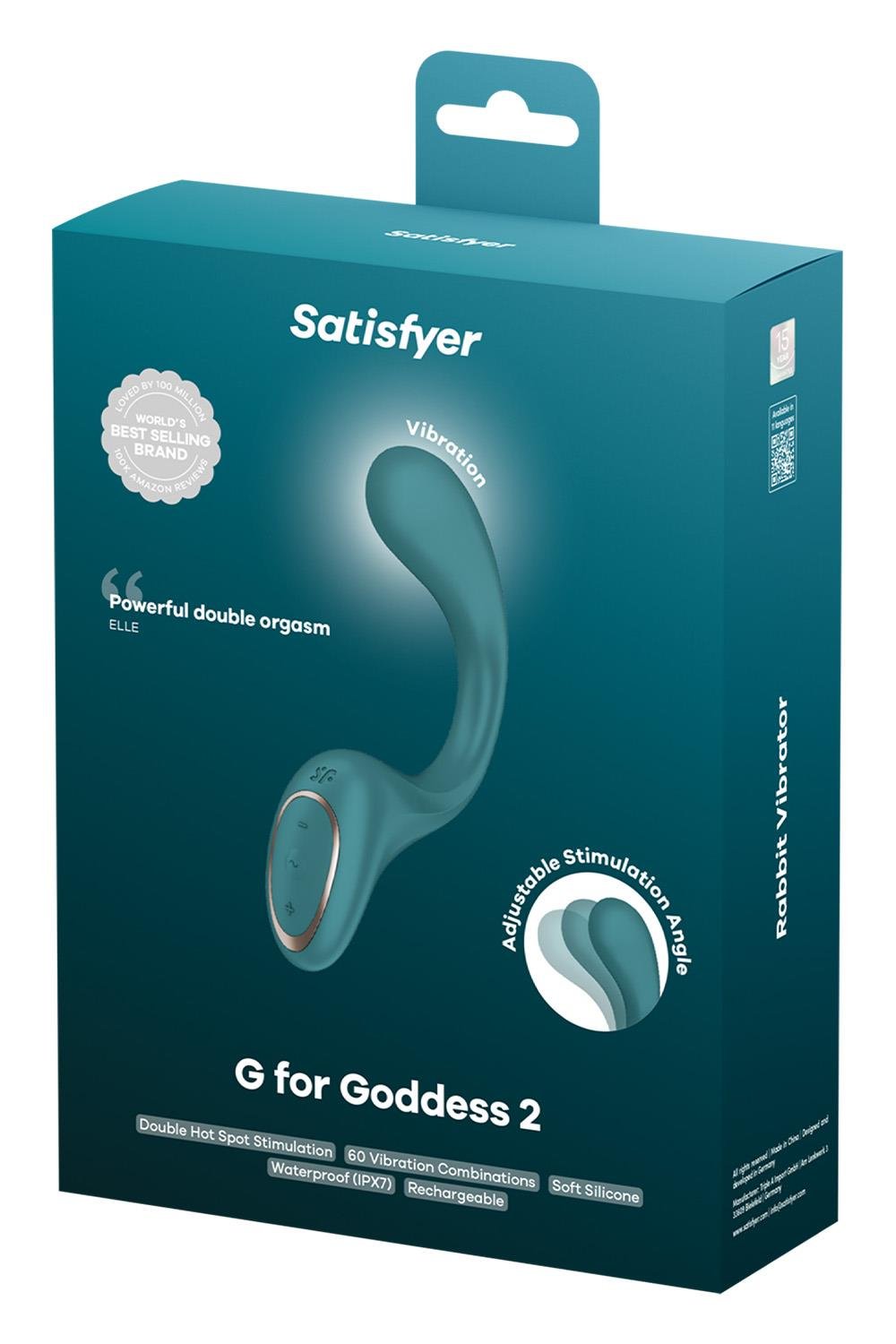 SATISFYER G FOR GODDESS 2 BOTTLE GREEN