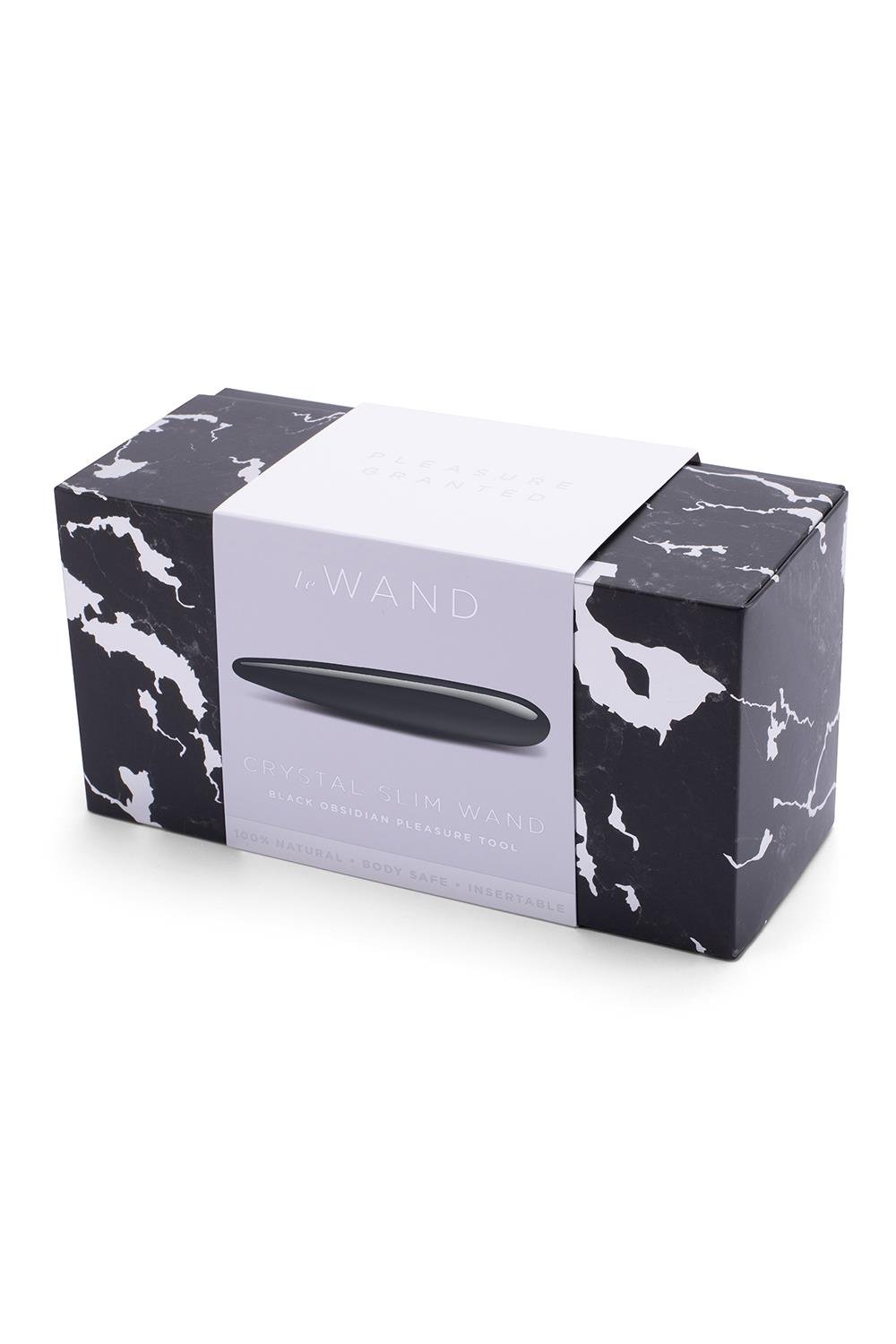 LE WAND CRYSTAL SLIM WAND BLACK OBSIDIAN