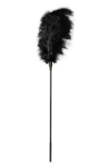 Large Feather Tickler Black
