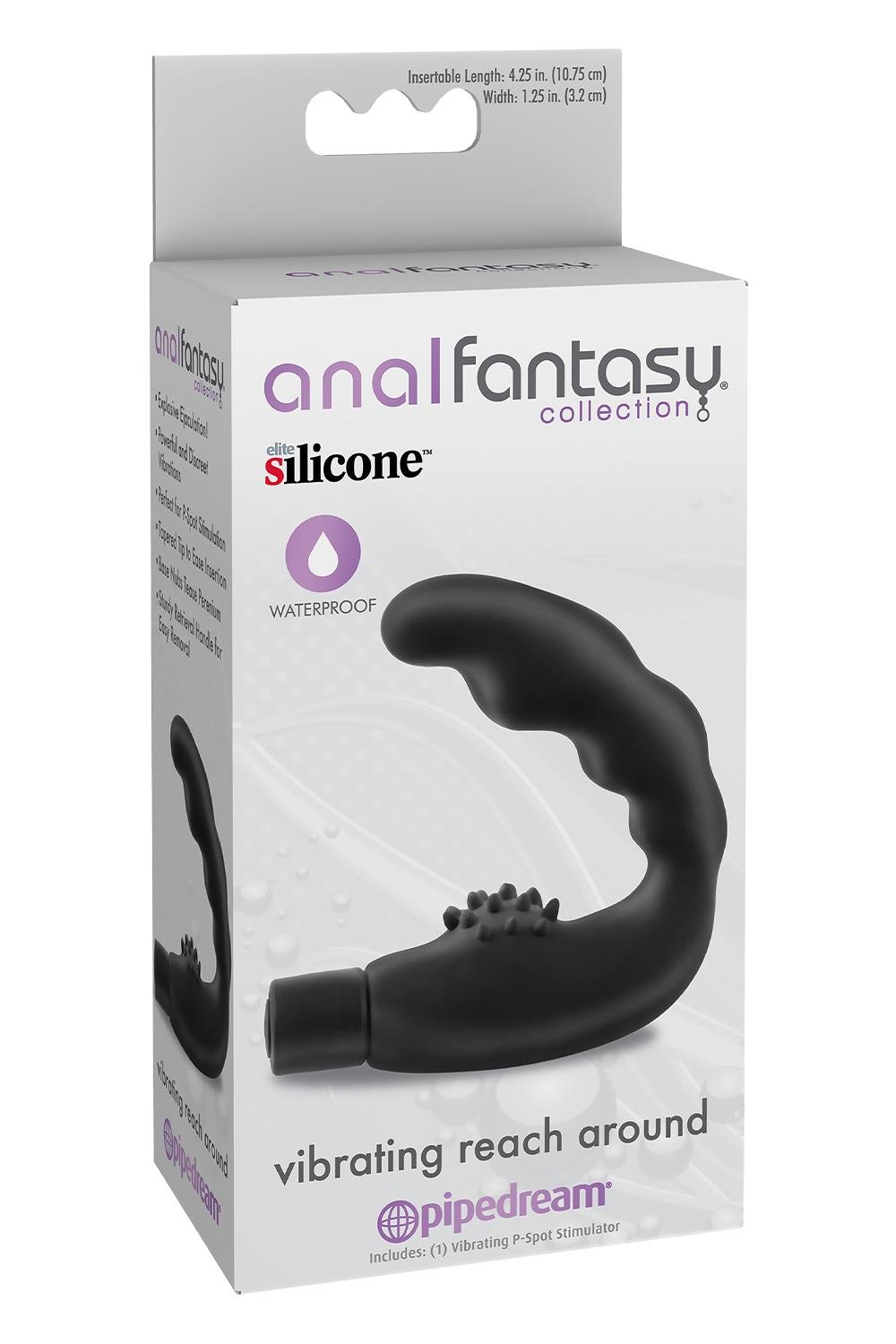 ANAL FANTASY COLLECTION VIBRATING REACH AROUND BLACK
