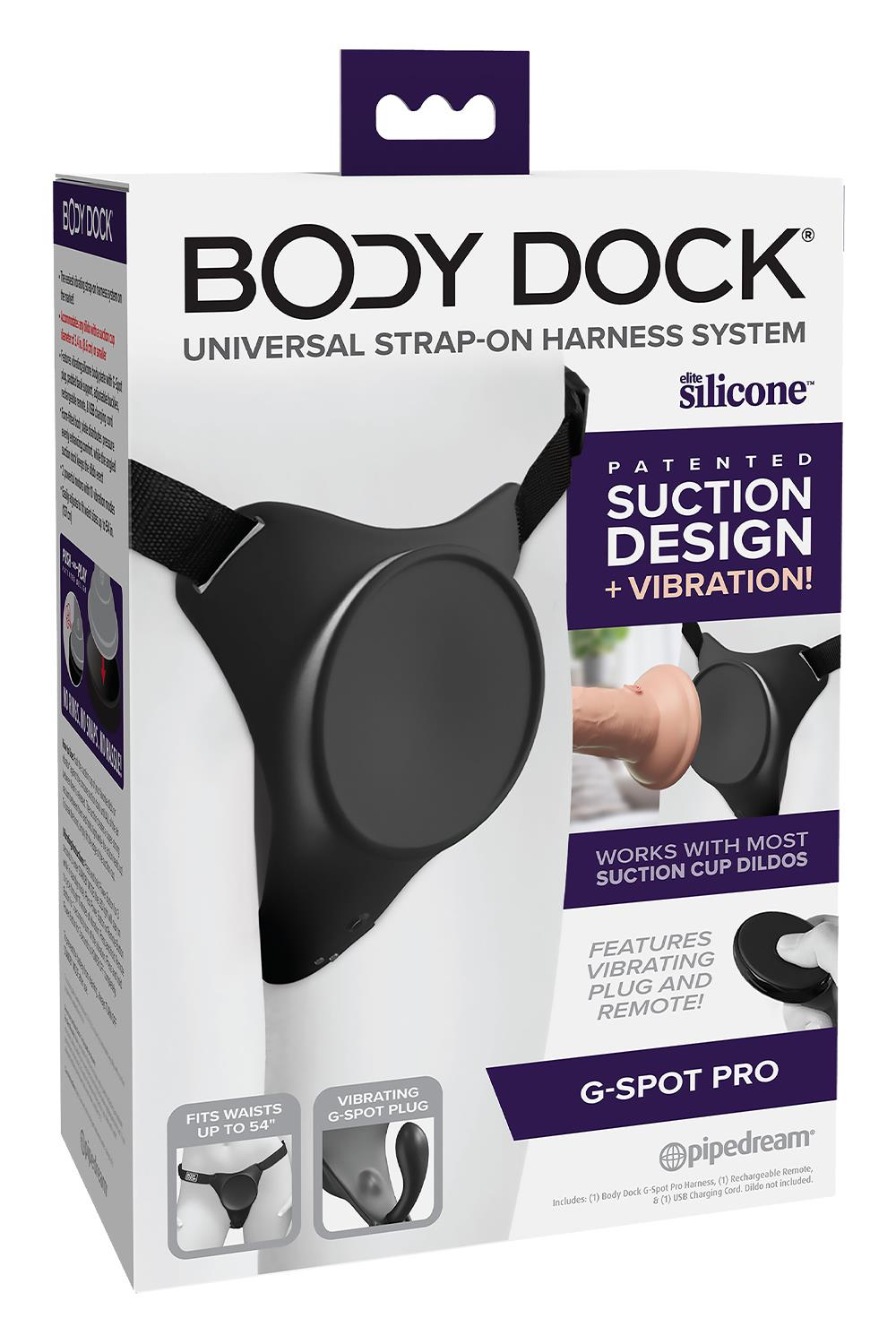 BODY DOCK G-SPOT PRO HARNESS BLACK
