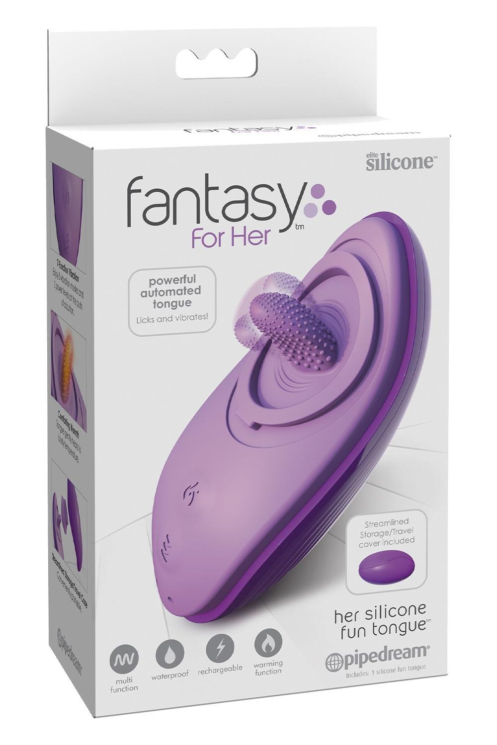 FANTASY FOR HER HER SILICONE FUN TONGUE PURPLE