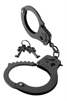 Designer Metal Handcuffs Black