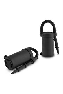 Vibrating Silicone Nipple Teazers Black