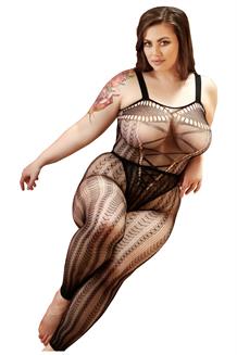 In Your Dreams 2Pc Bodysuit & High Waist Leggings Black