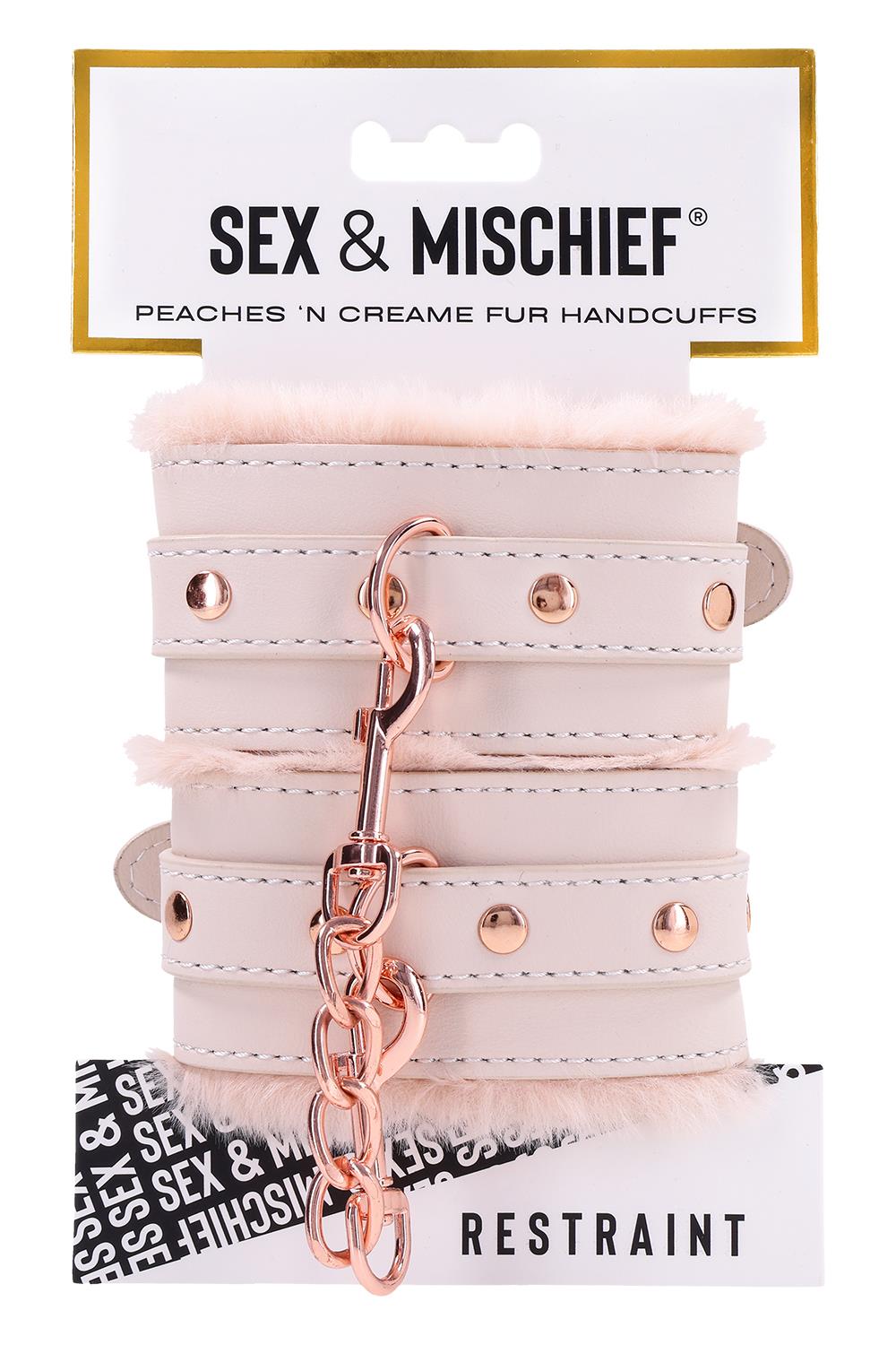 PEACHES ‘N CREAME FUR HANDCUFFS