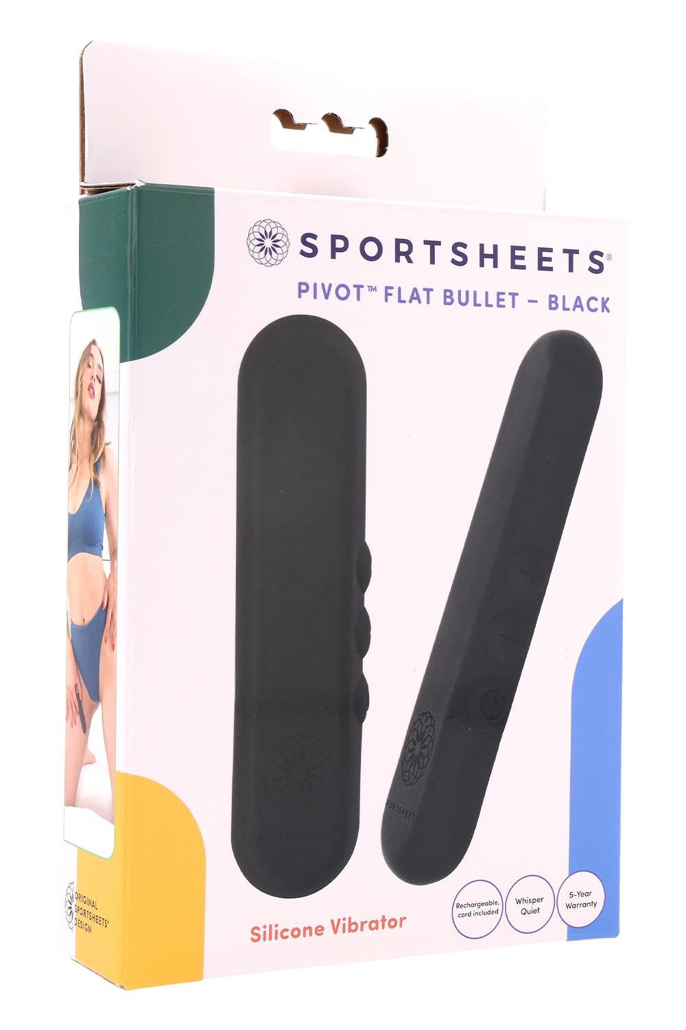 SPORTSHEETS PIVOT FLAT BULLET BLACK
