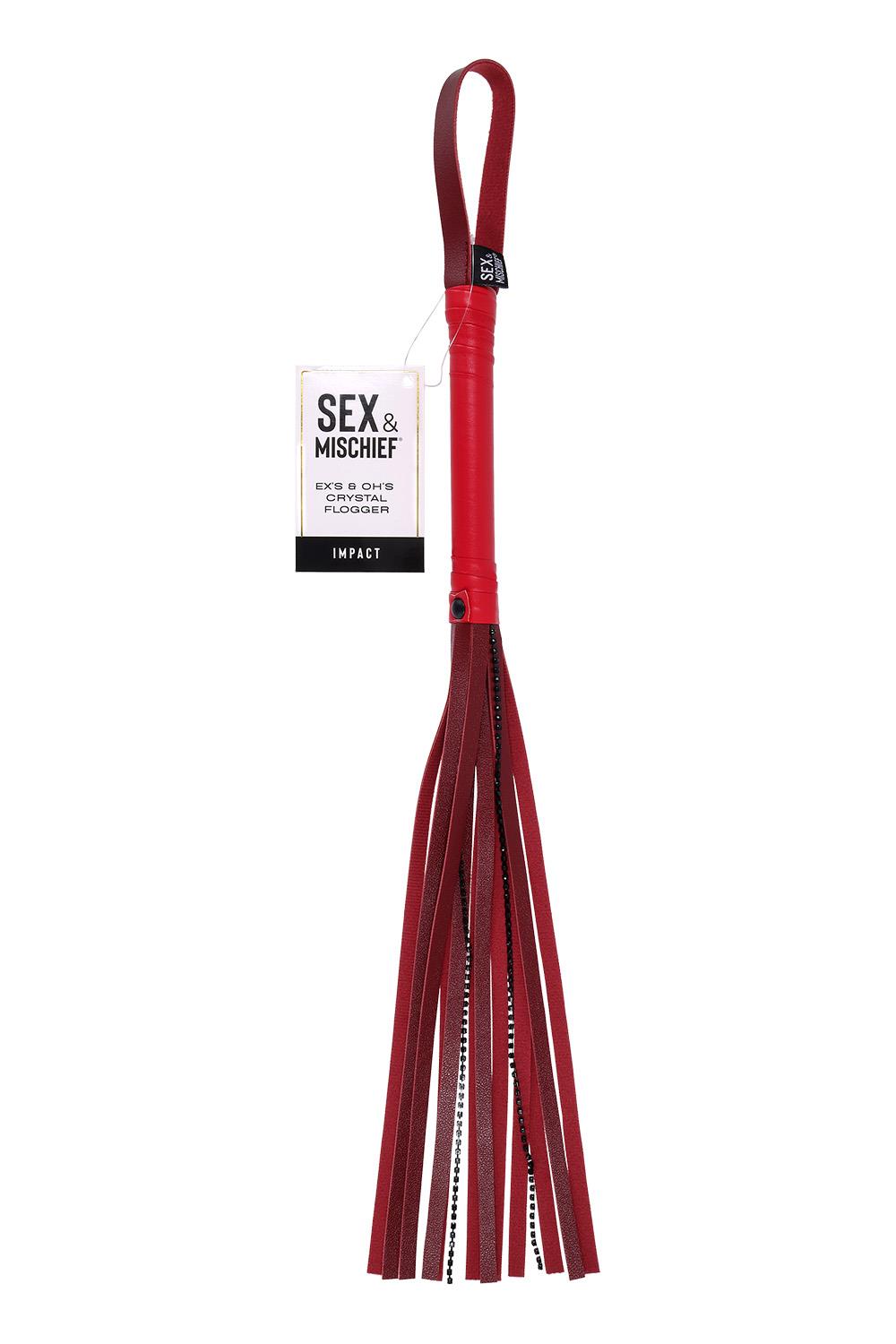 SPORTSHEETS EX'S AND OH'S CRYSTAL FLOGGER