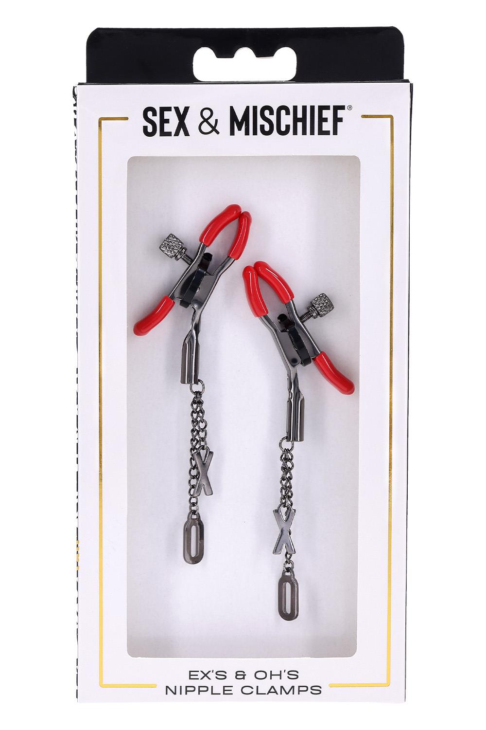 SPORTSHEETS EX'S AND OH'S NIPPLE CLAMPS
