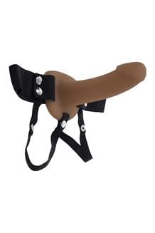 Our First Hollow Strap On Dark 6 Inch