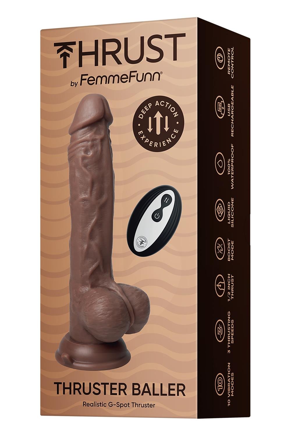 FEMMEFUNN THRUSTER BALLER BROWN