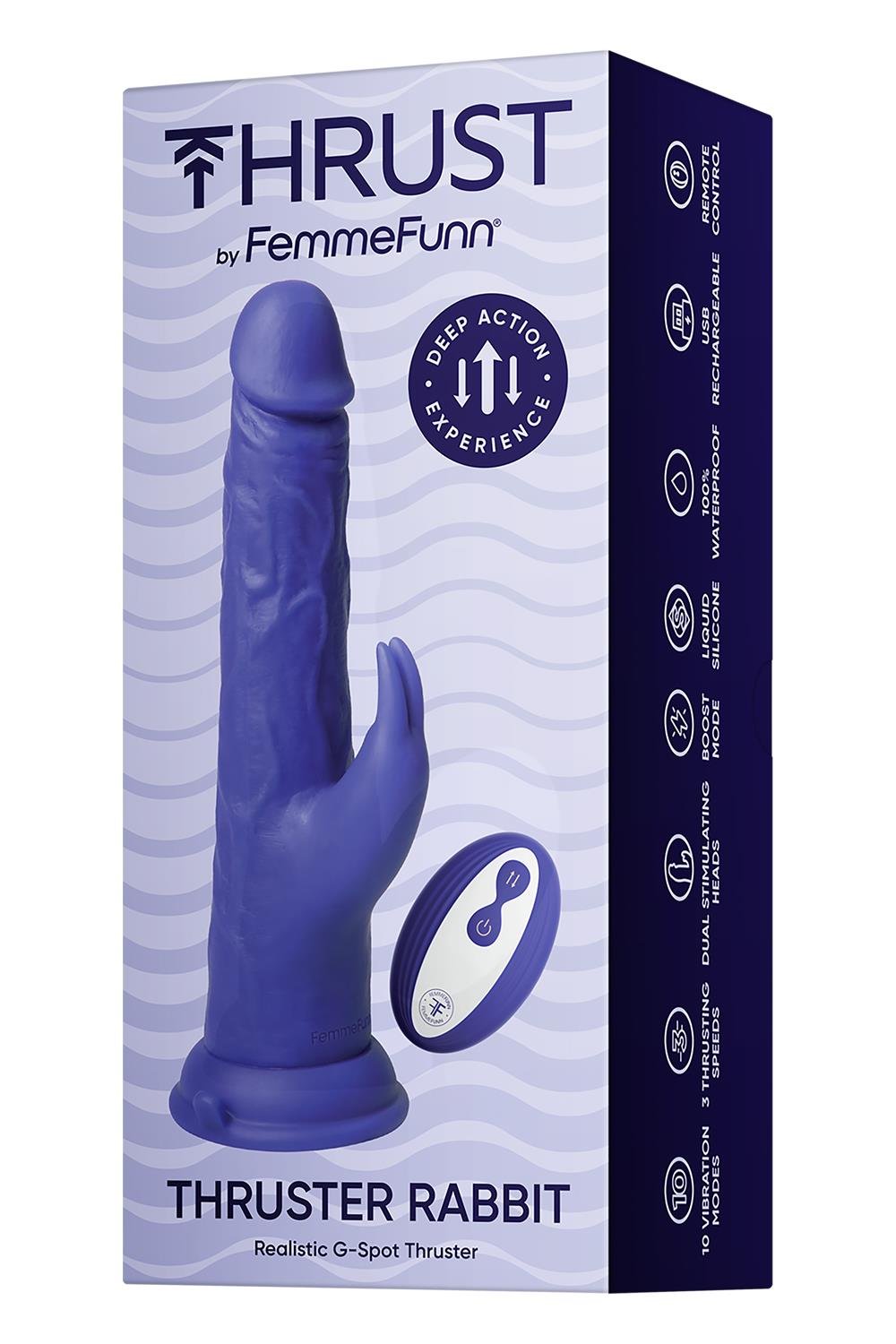 FEMMEFUNN THRUSTER RABBIT DARK PURPLE