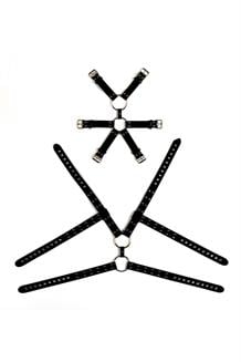  Man Bondage Body Harness Mod. 6 Black