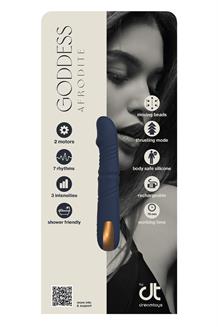Inlay Dreamtoys Goddess Afrodite Up And Down Vibrator With Rotating Beads