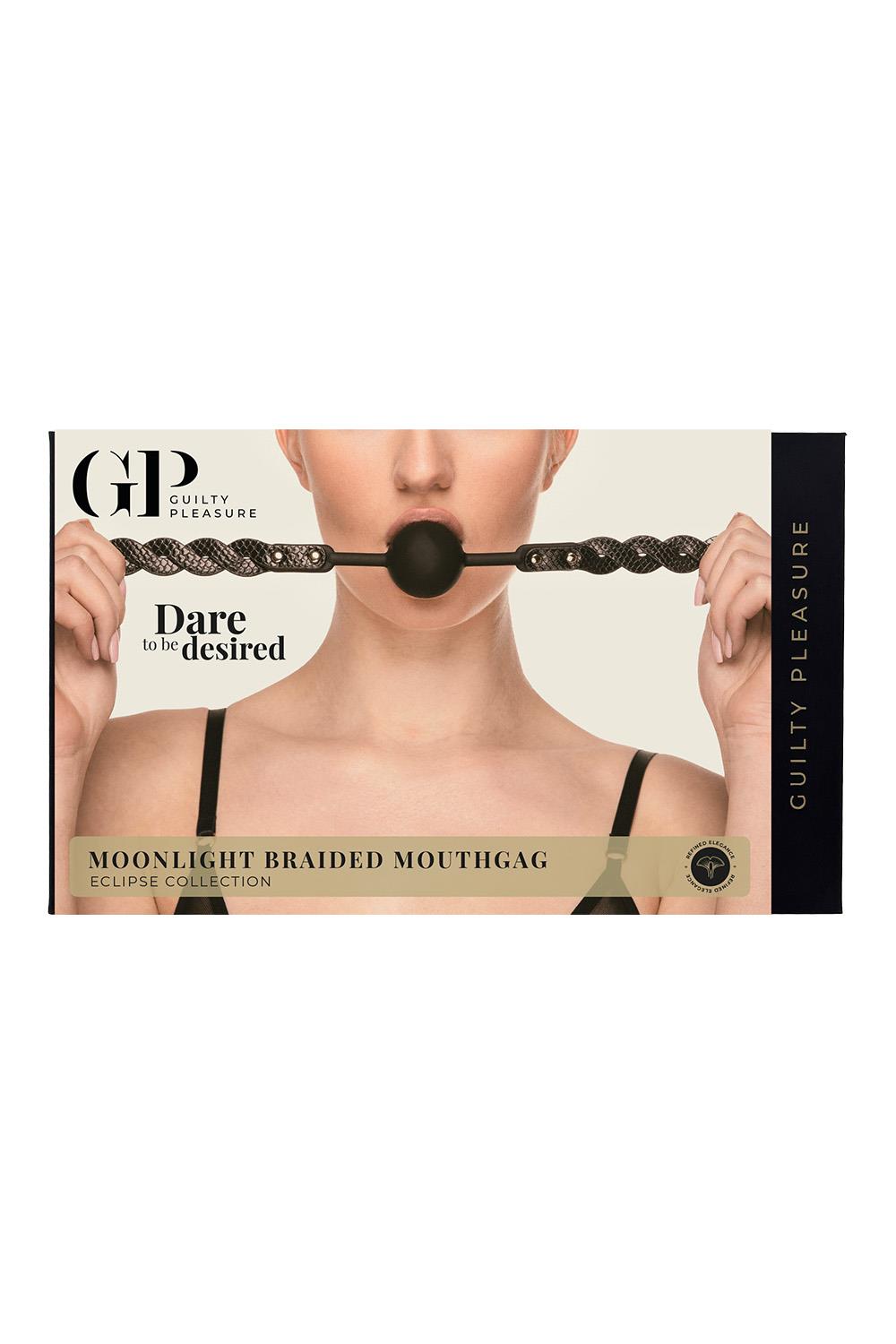 Moonlight braided mouth gag